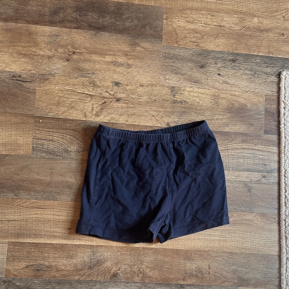 Classic girls navy blue biker shorts